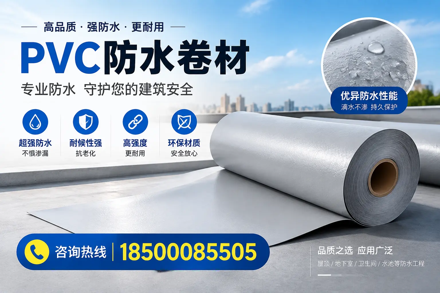 衡水地区pvc防水卷材的市场现状与发展趋势