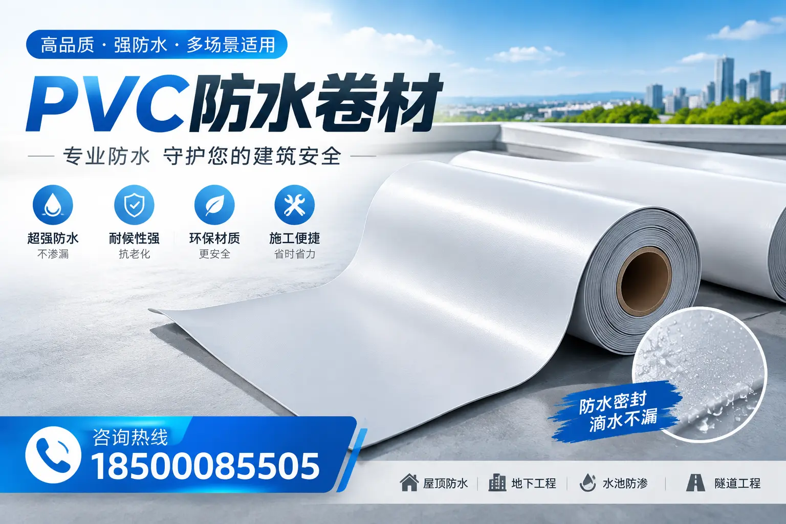 PVC防水卷材的市场竞争分析,衡水品牌选择参考